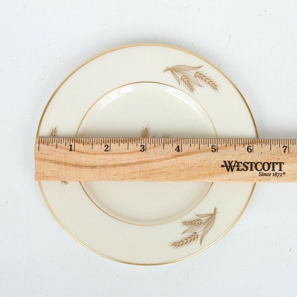 Vintage Harvest by Lenox Golden Wheat Pattern Bread and Butter Plate 6 1/4" USA - Picture 5 of 5